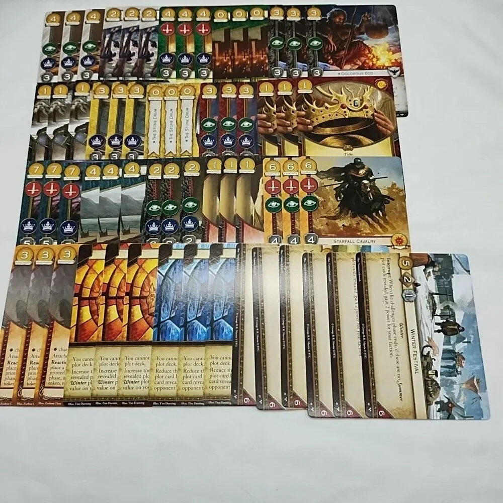 *No Box* Called To Arms Game Of Thrones LCG Expansion War Of Five Kings Pack 2